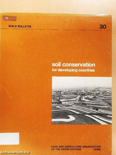 Soil conservation for developing countries