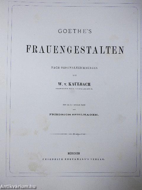 Goethe's Frauengestalten