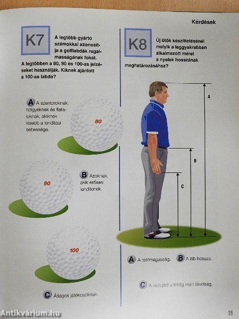 Golf haladóknak