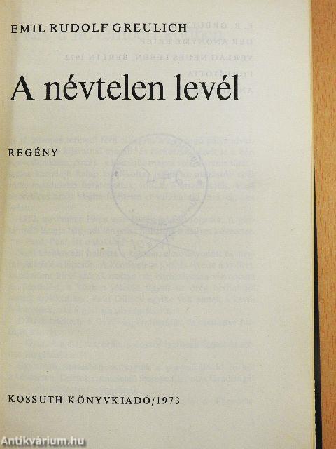 A névtelen levél