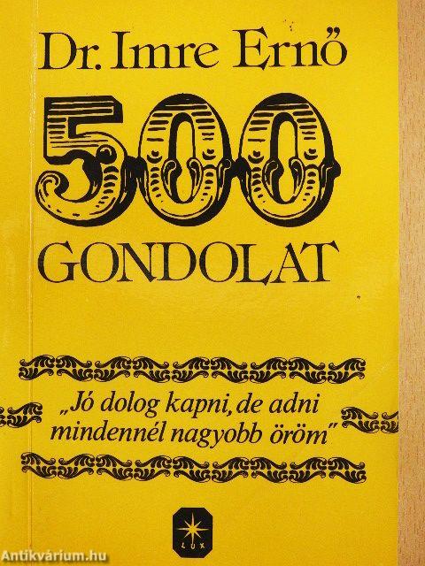 500 gondolat