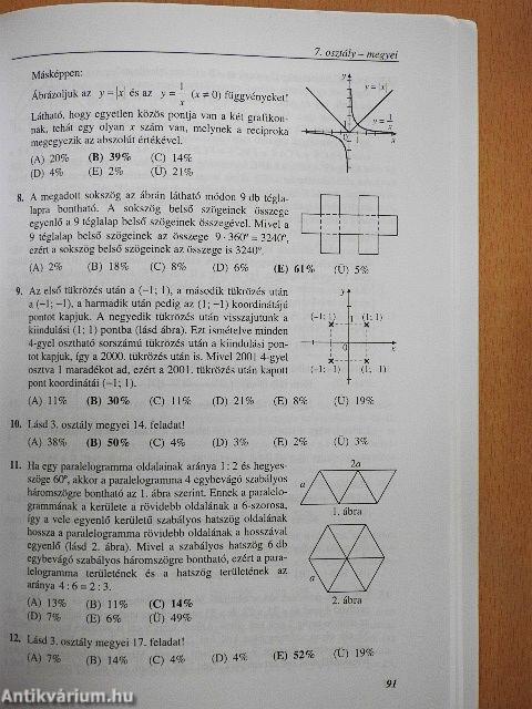 Matematikai versenytesztek 2001
