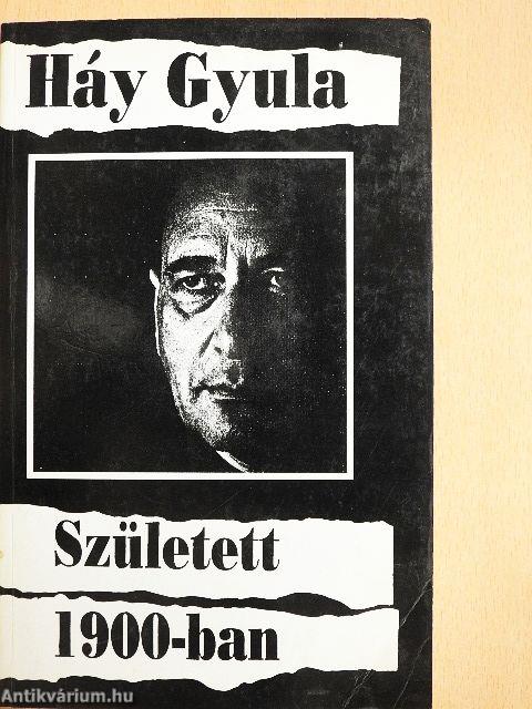 Született 1900-ban