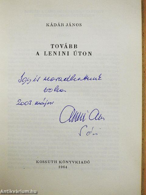 Tovább a lenini úton