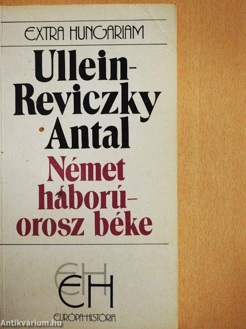 Német háború-orosz béke