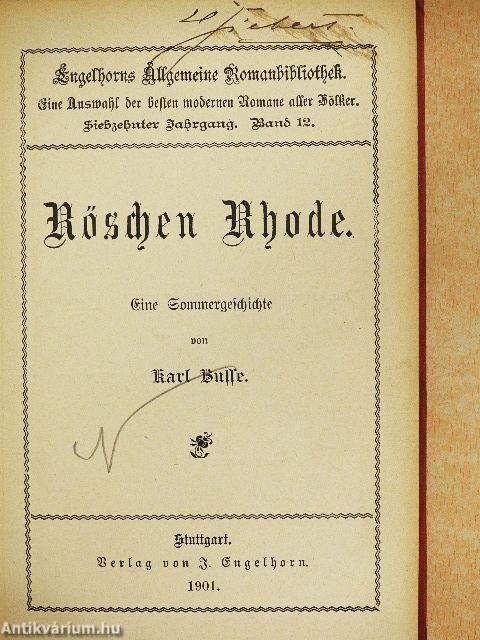 Röschen Rhode (gótbetűs)