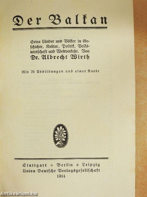 Der Balkan (gótbetűs)