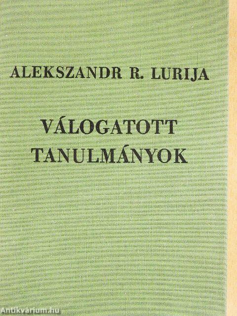 Válogatott tanulmányok