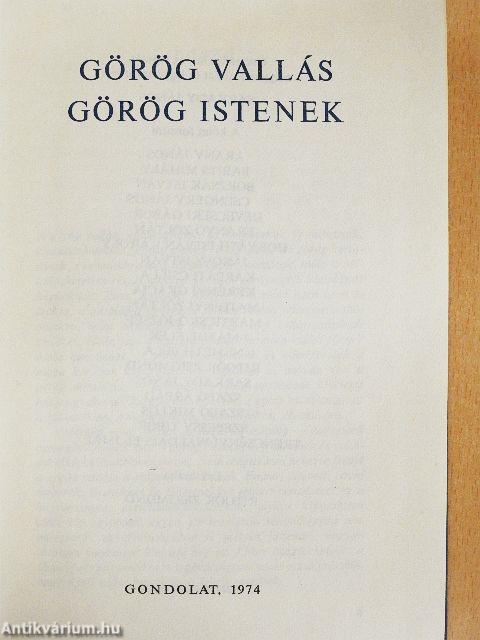 Görög vallás - görög istenek