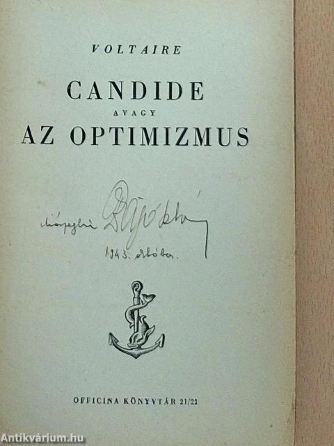 Candide avagy az optimizmus