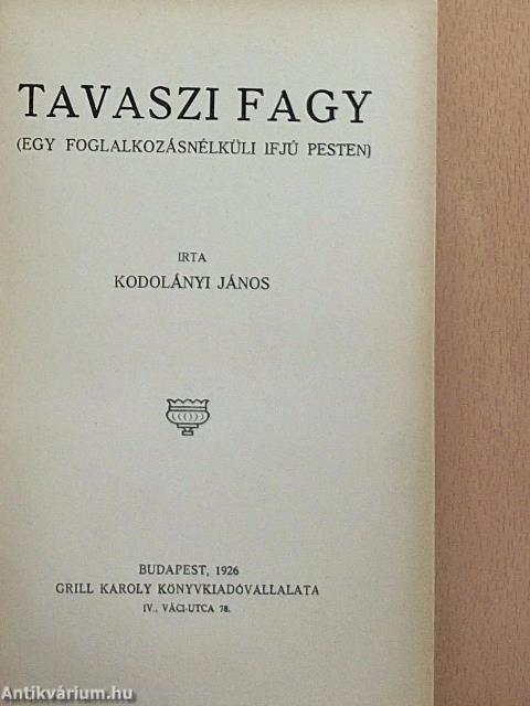 Tavaszi fagy