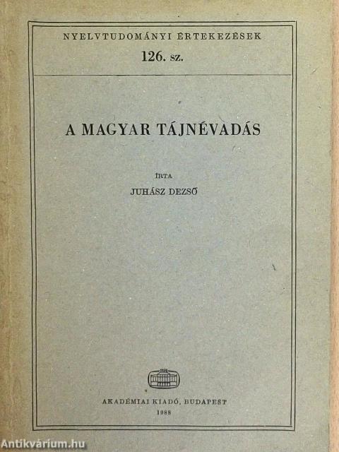 A magyar tájnévadás