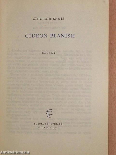 Gideon Planish
