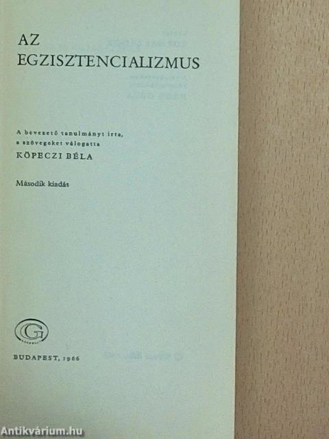 Az egzisztencializmus