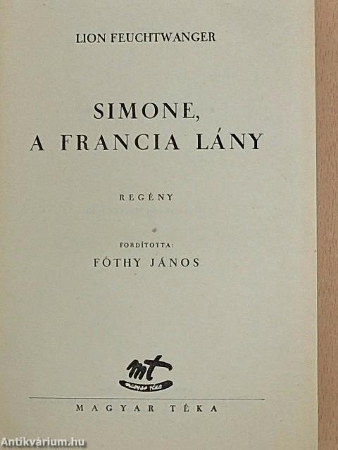 Simone, a francia lány