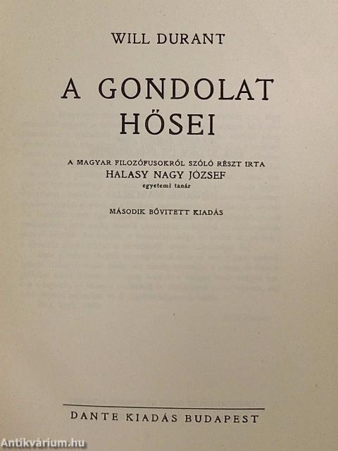 A gondolat hősei