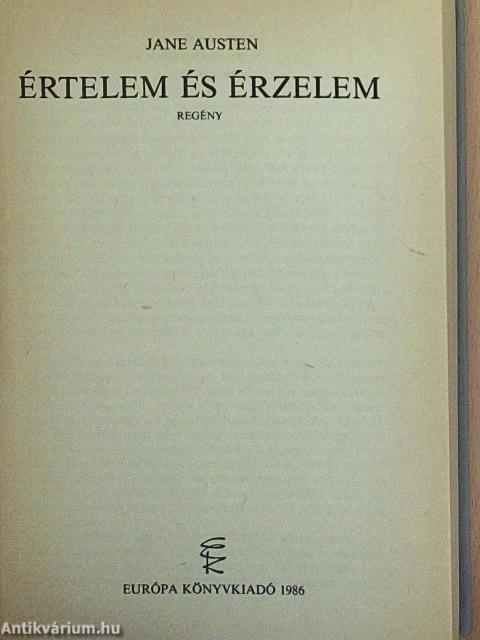 Értelem és érzelem