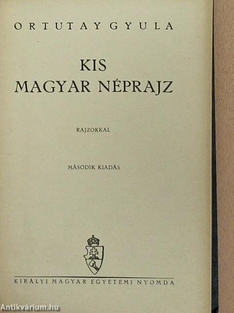 Kis magyar néprajz