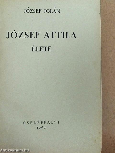 József Attila élete