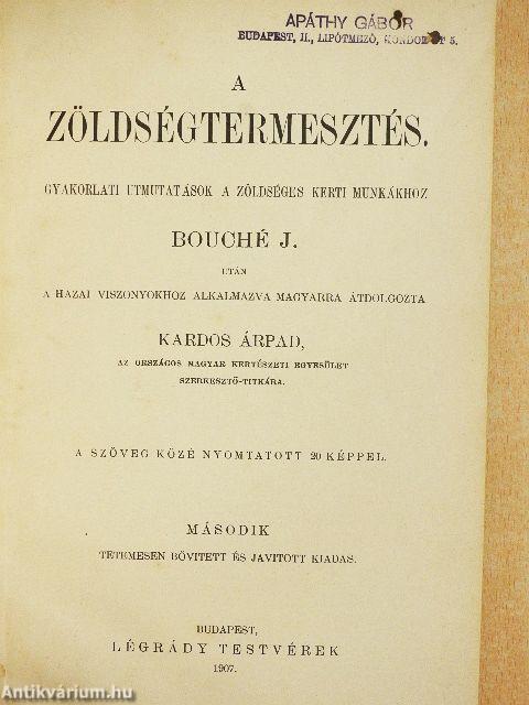 A zöldségtermesztés