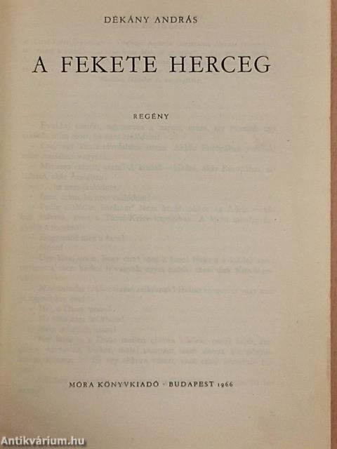 A fekete herceg