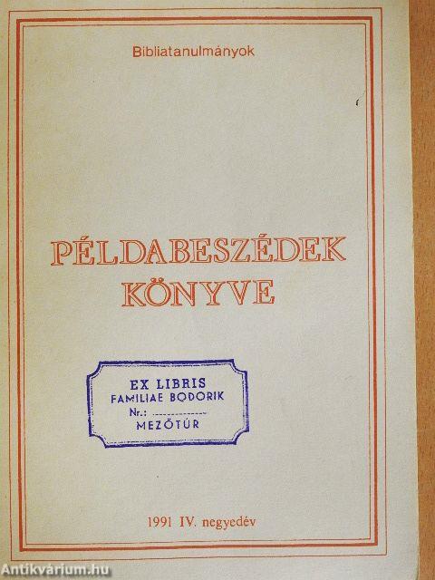 Példabeszédek könyve