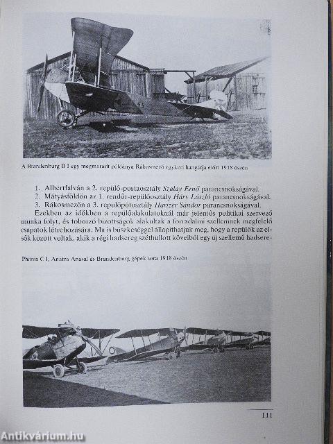 Fejezetek a magyar katonai repülés történetéből