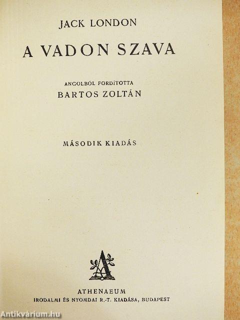 A vadon szava