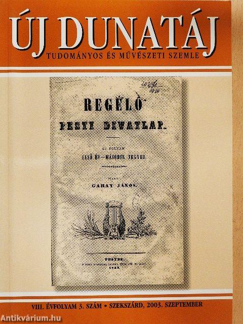 Új Dunatáj 2003. szeptember