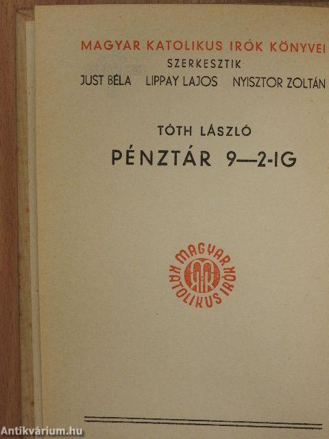 Pénztár 9-2-ig