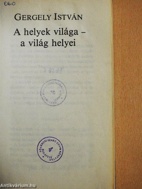 A helyek világa - a világ helyei