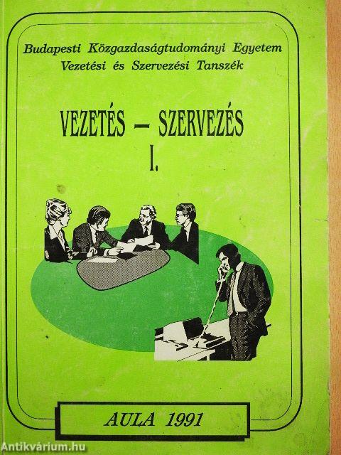Vezetés-szervezés I.