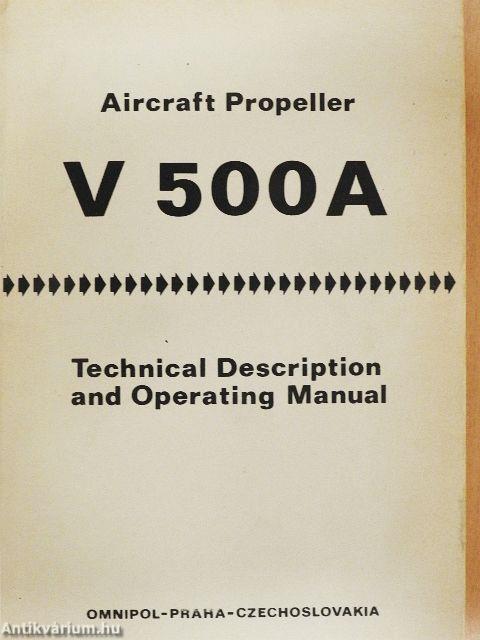 V 500 A Aircraft Propeller