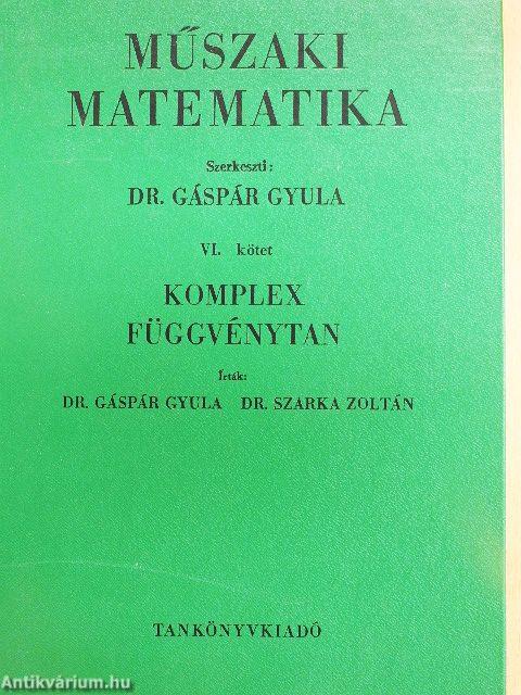 Műszaki matematika VI.