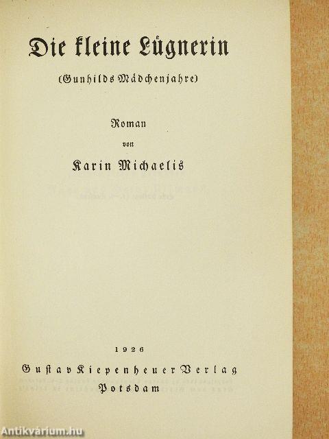 Die kleine Lügnerin (gótbetűs)