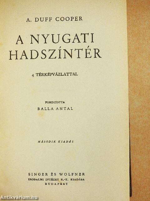 A nyugati hadszíntér
