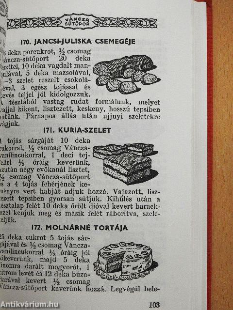 A mi süteményeskönyvünk
