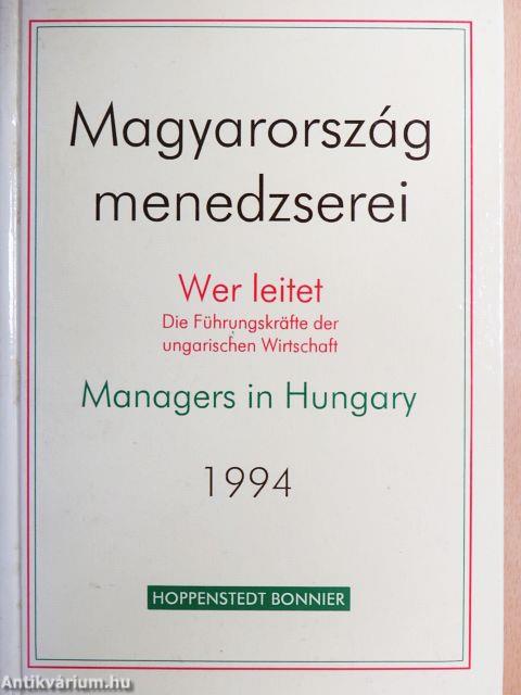 Magyarország menedzserei