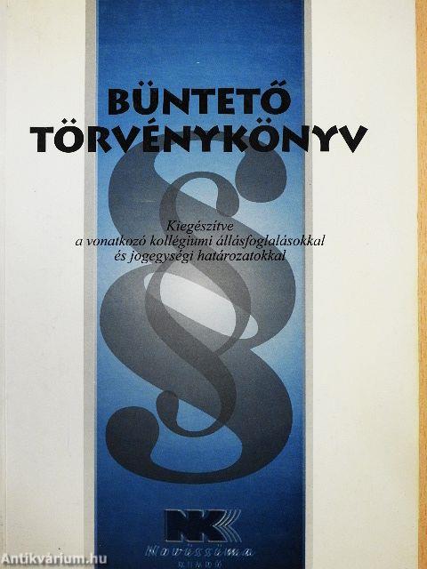 Büntető Törvénykönyv