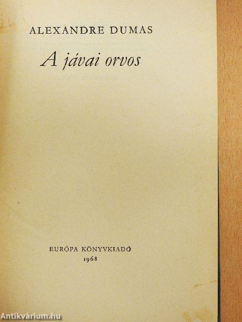 A jávai orvos