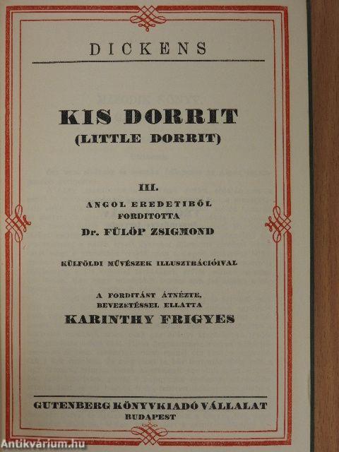 Kis Dorrit I-IV.