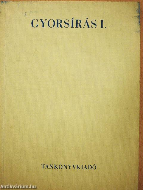 Gyorsírás I-II.