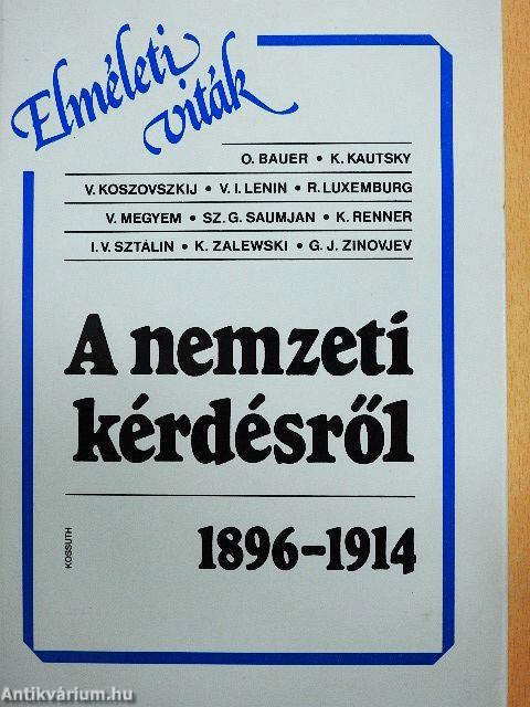 A nemzeti kérdésről