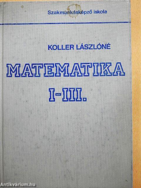 Matematika I-III.