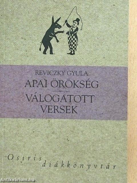Apai örökség/Válogatott versek