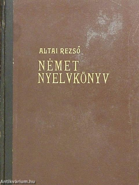 Német nyelvkönyv