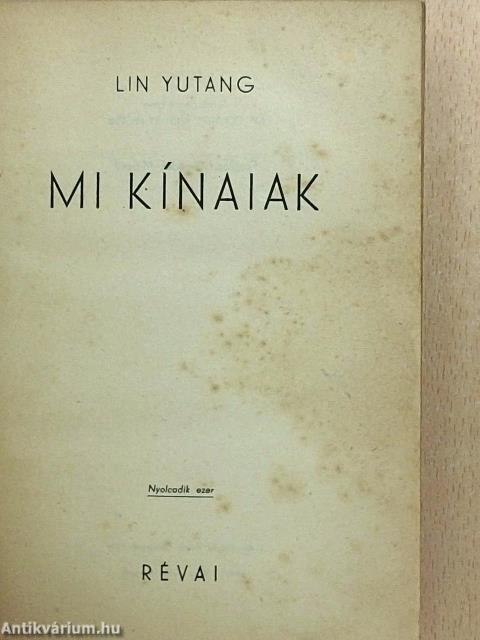 Mi kínaiak
