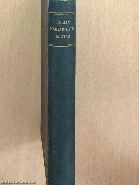 Magyar-latin szótár
