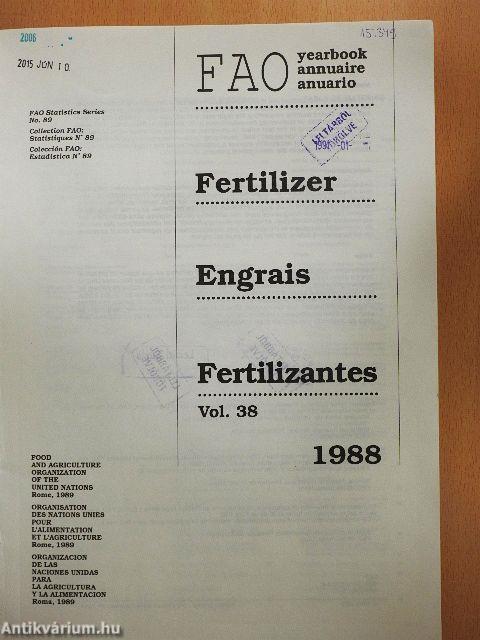 FAO yearbook 1988