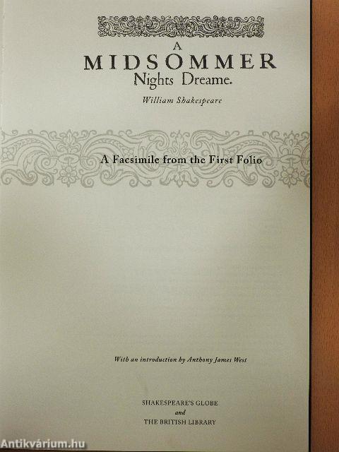 A Midsommer Nights Dreame